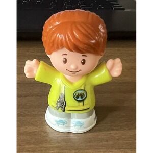 Fisher Price Little People School Bus Driver Red Hair Girl Emily Figure